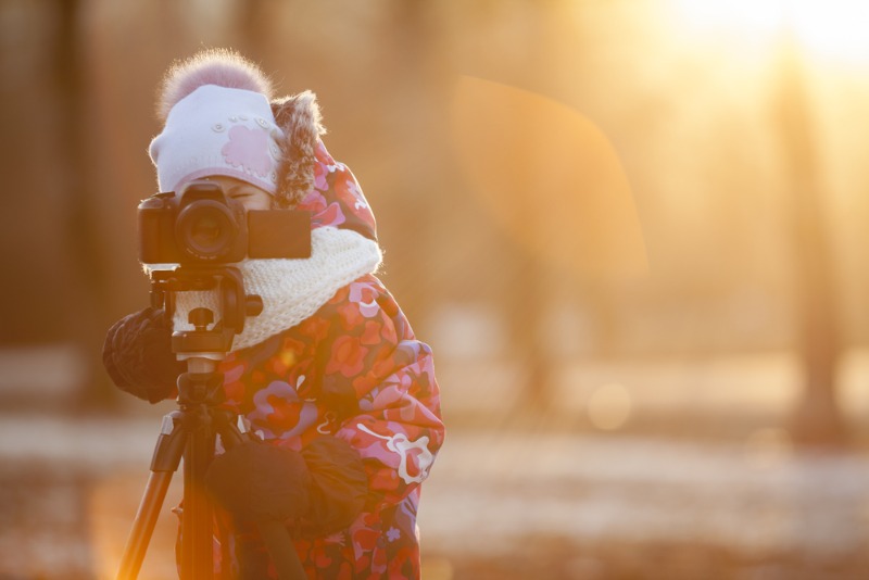 Winter Photography: A photographer looks for the perfect shot near Estes Park.
